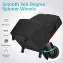YOREPEK Car Seat Travel Bag with 4 Spinner Wheels & Stable Base