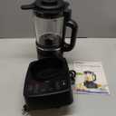 Blenders for Kitchen with Glass Jar, PRASKY 1000W Professional Heating Blender 55oz, 25000 RPM High Speed Protein Shake, Smoothies Blender Keep Warm, Auto Clean for Food Soups Sauces (Black)