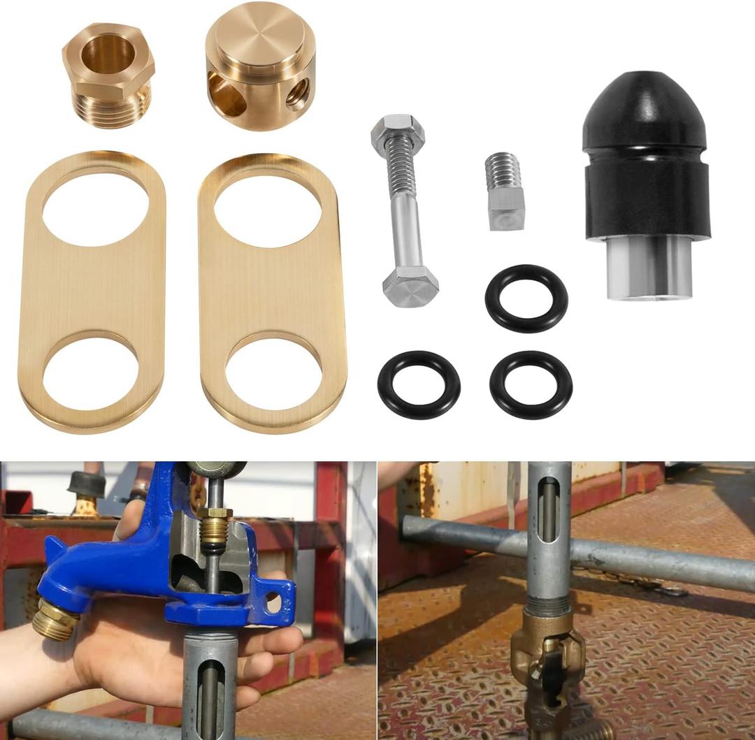850 Sb Parts Kit Yard Water Hydrant Repair Rebuild Kit & 8842 Plunger Fit for Simmons 800LF 800SB 4800LF 5800LF 6800LF Series Frost Proof Landscape Outdoor Yard Hydrant