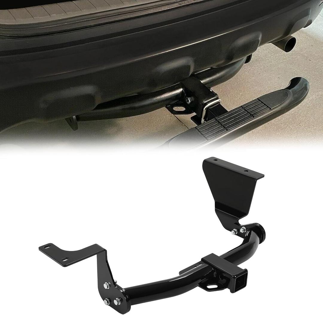 ECOTRIC Class 3 Trailer Hitch Compatible with 2007-2011 Honda CRV CR-V 2-inch Towing Hitch Receiver Rear Bumper Tow Kit
