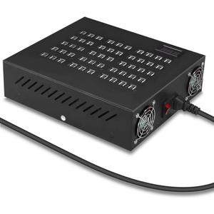 USB Charging Station,100 Ports US Power Station Multi Port US Wall Charger Adapter Phone Noninterference Multiport Desktop USB Rapid Charger for Hotel School Shopping Malls