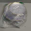 Rubtlamp 60Pcs Clear Plastic Plates,Clear Disposable Plates With Gold Rim,Heavy-duty Gold Plates,Hammered Party Plates Include 30Clear Dessert-Platos, 30 Dinner-Platos for Wedding, Party