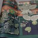 Cute Frog Kawaii Green Desk Decor Mat, Large Gaming Mouse Pad for Computer Keyboard Laptop, Home Office Accessories for Girl (31.5x15.7 in)-with Stitched Edges Pad