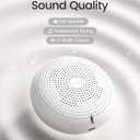 Glocusent Portable Sound Machine for Baby Kids Adults - 62 Sounds & 5W Speaker White Noise Machine for Sleeping, 30-hr Lasting Rechargeable Sound Machine with 4 Timer, Suitable for Home Travel