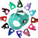EcoBark Dog Harness - Luxury Step in Mesh Dog Harness in Mint Turquoise - Soft & Secure Dog Halter Vest Wrap