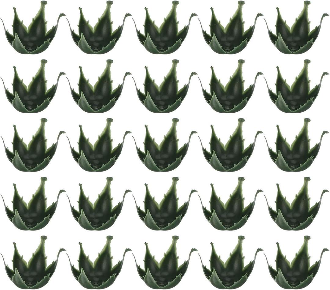 3 x EXCEART 50 pcs Fake Flower Calyxes 1.77 inch Simulated Flower Holder for DIY Soap Flowers Artificial Receptacles for Craft Making Home Shop Gift
