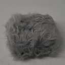 Faux Fur Rug Sofa Chairs Cover, Grey Small Rug for Bedroom, 2X3 Shaggy Furry Rugs for Kids Room, Shag Fluffy Rugs for Nursery Room, Soft Fuzzy Plush Carpet, Cute Floor Dorm Decor