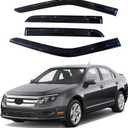 IG Window Visors Fit for 2006-2012 Ford Fusion (Excludes Hybrid Model), Out-Channel Rain Guards Vent Deflector, Car Accessories for 2007-2013 Lincoln MKZ, 2006-2010 Mercury Milan, 2006 Lincoln Zephyr