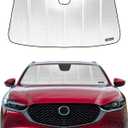 Windshield Sun Shade for Mazda CX-30 2020-2025. Reflective Aluminum Film Front Window Sunshade - BLAZBLOCK