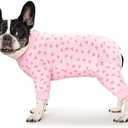 Surgery Recovery Suit for Large Dogs, Long Sleeve Dog Onesie for Surgery Female Dogs Pajamas Abdominal Wound Bandages Surgical Suit Recovery Suit for Shedding Skin Disease, Size: L