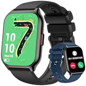 ZOSKVEE Smart Watch 45mm for Women Men(Dial/ Answer Calls), 2.0" Fitness Tracker Watch with Heart Rate/ Blood Pressure/ Blood Oxygen Monitor for Android iOS