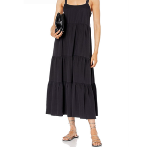 Drop Women's Britt Tiered Maxi Tent Dress M