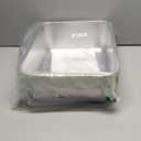 Stainless Steel Cat Litter Box - Metal High-Sided Litter Pan for Cats, Rabbits, and Pets, Non-Stick, Odor-Free, Easy to Clean, Splash-Proof, Sturdy and Durable Indoor Cat Toilet Supplies (17.7" L x 13.8" W x 6" H)