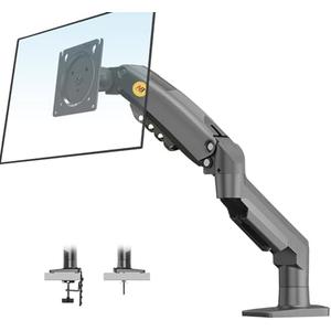 NB North Bayou Monitor Mount,Fits 17-30" or Bigger Computer Monitors(Within 19.8lbs), Adjustable Stand with Tilt Rotation Swivel Function, Desk Mount F80
