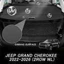 Sze Cargo Cover for 2022 2023 2024 2025 2026 Jeep Grand Cherokee (2 Row; WL) 4XE Retractable Trunk Cover Black Rear Trunk Security Cover Shielding Shade Waterproof-New Upgrade