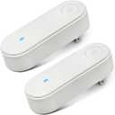 2 Pcs 2026 New Magair Air Purifier for M0ld, Magair Air Purifier Plug in with Replacement Filter, Mag Air Purifiers, Suitable for Bedrooms, Toilets, Living Room, Closets, Pet Room (White, Blue light)