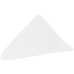Ultimate Textile Cotton-Feel White Cloth Napkins - 17" x 17" (Set of 12) Washable Dining Quality Polyester, Wrinkle & Stain Resistant