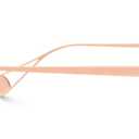 Zeelool Geometric Glasses Metal Eyewear for Women Frame with Non-prescription Clear Lens ZJGM405125 (Gold)