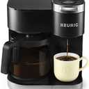 Keurig K-Duo Single Serve K-Cup Pod & Carafe Coffee Maker, with Multiple Brew Sizes, 60oz Removable Reservoir, Programmable Auto Brew Carafe, (Gen 1), Black