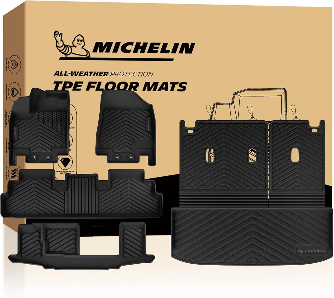 Michelin Vehicle Mats for 2022-2026 Nissan Pathfinder 7&8 Seats