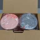 Ninja Creami Pints 4 Pack, Compatible with NC299AMZ & NC300s Series Creami Ice Cream Makers, Genuine Ninja Pint, BPA-Free & Dishwasher Safe, Color Lids, Clear/Grey/Lime/Pink/Aqua, XSKPLD4BCD