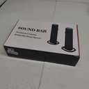 Sound Bar,100W Sound Bar for Smart TV with 3 RGB Lights Modes, Bluetooth 5.3, ARC/Opt/AUX Connect, Detachable 2-in-1 Speaker, 3 Equalizer Modes, Bass Surround Soundbar for TV/PC/Gaming/Projectors