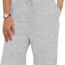 LICOBOD Comfy vacation travel biker Lounge sets 2 piece outfits for women shorts casual Workout Tracksuit Sets Streetwear (Large, Athletic Grey)