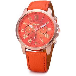 CdyBox Women Men Lady Teen Girl PU Leather Band Watches Dial Analog Quartz Wristwatches