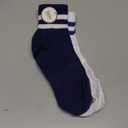 ANTSANG Kids School Athletic Sports Cotton Socks, Breathable Soft Crew Socks for Teen Girls Boys, 6 Pairs (9-14 Years, Dark Stripes)