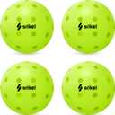 Pickleball Balls-USAPA Approved Outdoor/Indoor Pickleballs,Seamless Roto-Molded Design for Durability,Crack-Resistant 40-Hole Pickle Ball for Beginner Intermediate Pro Player, 4 Pack