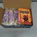 28 Packs Valentines Day Gifts Cards for Kids with Sticky Wall Climbing Men Ninja Set,Stress Relief Tricky Toys Wall Climbers for Kids Party Favor, Classroom Exchange Prizes, Valentine Greeting Cards