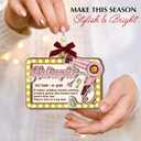 7 x Hairdresser Christmas Ornaments 2025 - Hair Stylist Gifts for Women, Girls, Wooden Christmas Decorations, Cosmetology Graduation Gifts for Sister, Friends - Barber Beautician Hairstylist Gift Idea