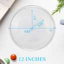12" Microwave Plate Replacement Glass Turntable| Fits LG,GE, Panasonic, Frigidaire, Farberware & More