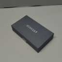 MONASAY Zipper Wallet Case Fit for iPhone 13,[Glass Screen Protector ][RFID Blocking] Flip Leather Handbag Phone Cover with Card Holder and Detachable Crossbody Shoulder Lanyard Strap, Black