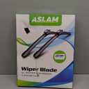 ASLAM Windshield Wipers All-Season Blade Type-M 20"+20",Multifunctional Adapters and Refills Replaceable,Double Service Life(set of 2) (20"+20"(Pair for Front Windshield))