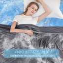 inhand Cooling Blanket King Size (90"x108"), Cooling Blankets for Hot Sleepers, Absorbs Heat to Keep Adults Cool for Summer Nights Sweats, Thin Cold Lightweight Blanket for Couch Bed, All Season Use