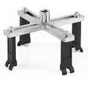 Orion Motor Tech Fuel Pump Removal Tool, 3.3" to 7.2" 4-Jaw Fuel Pump Lock Ring Tool, Heavy-Duty Fuel Pump Ring Removal Tool with 1/2" Drive, Adjustable Plastic Fuel Pump Remover Wrench for Car SUV