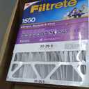 Filtrete 20x25x5 AC Furnace Air Filter, MPR 1550, MERV 12, Fits Trion AirBear, CERTIFIED Asthma & Allergy Friendly, Electrostatic Air Cleaning Filter, 1-Pack (actual size 19.56 x 24.13 x 4.75)