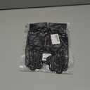 AURUZA Cycling Gloves for Men Winter Cold Weather, Five Fingers Touch Screen Winter Gloves for Men, Waterproof Anti-Slip Warm Gloves Liners for Cycling Biking Walking Sporting Driving (Small, Black)