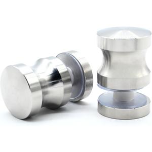 1 Pack Shower Glass Door Handle, Stainless Steel Shower Doors Knob One Sided Pull Hardware for Bathroom Glass Doors (Brushed Nickel)