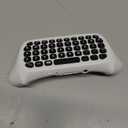 Keyboard for Xbox Series X/S, One X/S, Elite One/2 Controller, Wireless Chatpad Gaming Keypad With USB Receiver, Speaker, 3.5mm Audio Jack Accessories (Controller Not Included), White