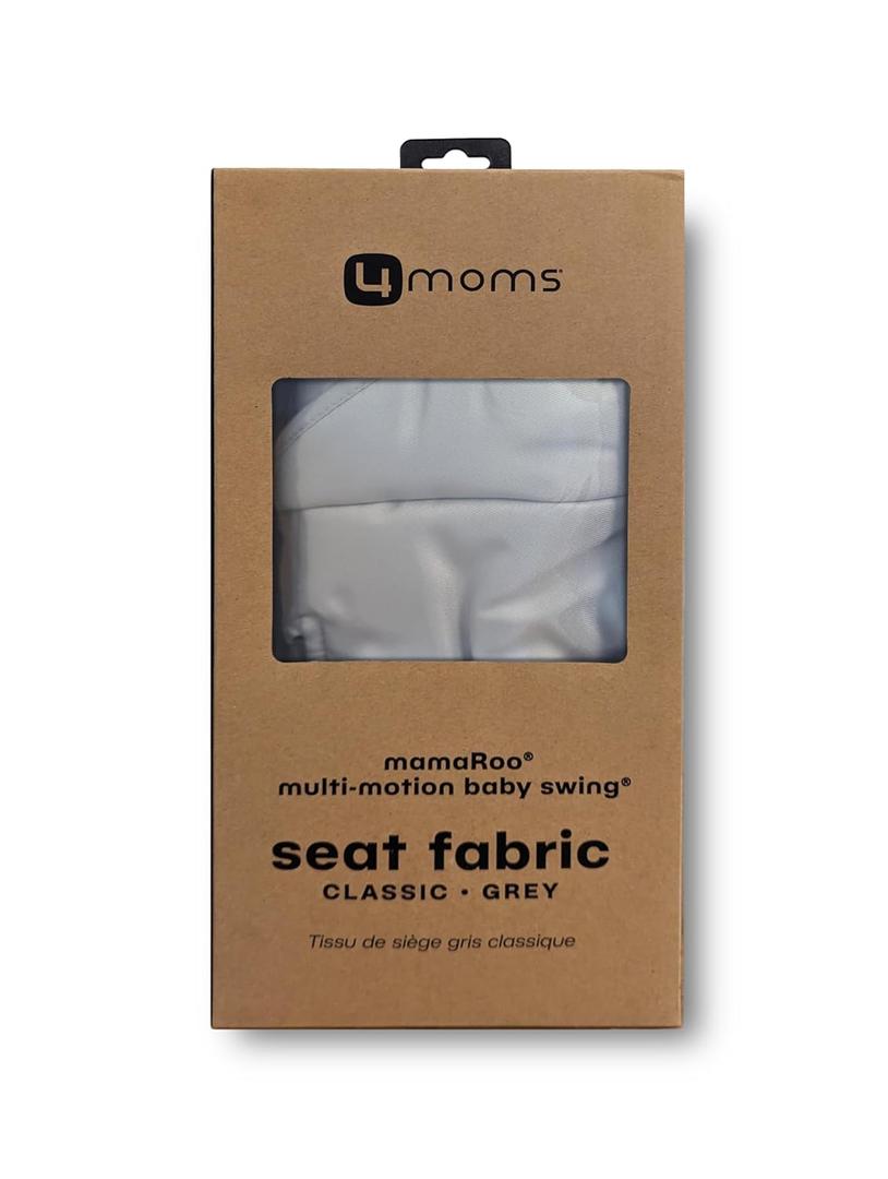 4moms Extra Seat Fabric, MamaRoo Baby Swing, Model 1046, Grey Classic (Gray)