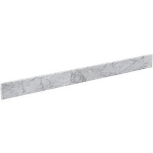 48 Inch Natural Marble Bidesplash for Bathroom Vanity Sink Top,Universal Bathroom Vanity Backsplashes,48 in. W x 4 in. H Backsplash in Carrara Marble