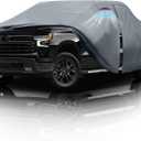 Chevrolet Silverado 1500 Truck Cover Custom Fit 1998-2026 Crew Cab Short Bed(5.7'-5.8') With Door Zipper, 10 Layer Pickup Truck Cover Waterproof All Weather, Car Tarp for Wind Dust Sun etc Protection.