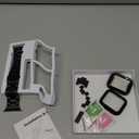 WJK Metal Band Compatible with Apple Watch Bands For Men Women, Stainless Steel Replacement Strap with 2 Pack Case Screen Protector Compatible for iWatch, Size: 44mm(Series 6/5/4, SE 3/2/1)