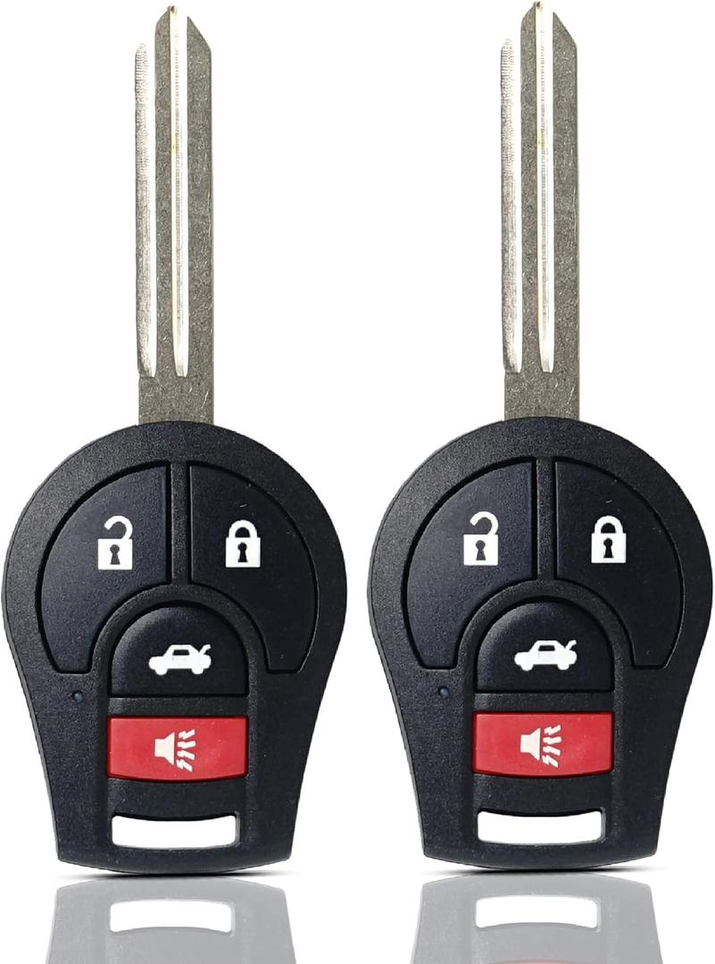 MechanMagic Key Fob Remote Replacement Fits for Nissan Sentra 2013-2019/Rogue 2008-2015/Versa 2007-2015/Armada/Maxima/Murano/Infiniti FX35 FX45 CWTWB1U816 Keyless Entry Remote Control ID46 CHIP