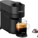 Nespresso Vertuo Pop+ Coffee Maker and Espresso Machine, Licorice Black