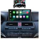 8Core 4G 64G 5GhzWiFi Radio for Honda Accord 8th 2008-2013,Android 13 Car Stereo with 10.1inch 1280X720P QLED Touch Screen Wireless Carplay Android Auto DSP 46EQ Bluetooth5.0 GPS FM/RDS Backup Camera