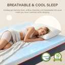 12" Queen Size Mattress in a Box with Memory Foam & Zoned Pocket Coils