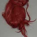 morvally 39 Inches Long Red Wig with 2 Ponytails for Women - Anime Cosplay Wigs for Womens Halloween Costume Party (Red, Adults) (Adult (Single Unit)